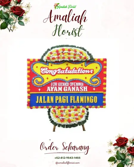 Sewa Papan Bunga Tinatar
